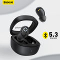 Baseus WM02 Wireless Earphones TWS Bluetooth 5.3 Headphones, Mini and compact Comfortable wear, 25 hours Long Battery Life. 