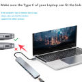 8 IN1 MULTI-PORT TYPE C TO USB C 4K HDMI ADAPTER USB 3.0 - 8 in 1 usb hub - Type c to 8 in 1 hub - Type c to different hubs - Type c to hubs. 