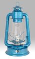 Kerosene Oil Lantern Emergency Hanging Light Lamp - BLUE. 