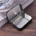 10 Pcs 95X60X21mm Black Tin Box Black Metal Box with Matte Candy Box Small Box. 