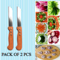 Ultra Sharpe kitchen knife for multipurpose best for cutting fruits vegetables salad 3 inches blade size knife is made with high carbon steel. 