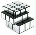 High Quality Mirror Cube 3x3 Silver Stickerless Fast Speed Magic Cube for Kids Early Learning Toys - 3x3 Mirror Cube Puzzle. 