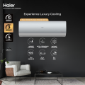 Haier (Pearl Inverter Series) 1.5 Ton DC Inverter UPS Enabled - Silver Colour - HSU- 19HFP(S) / 10 Years Brand Warranty - Free Professional Installation By Haier. 