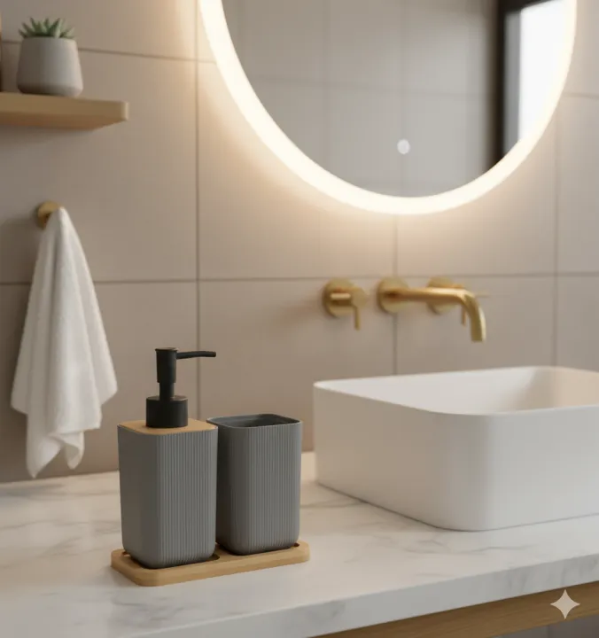 IKEA%20STORAVAN%20Polypropylene%20Plastic%203-piece%20Bathroom%20Sets%20(Soap%20Dispenser,%20Toothbrush%20Holder%20&%20Soap%20Dish)%20(Grey)%20-%20Image%209