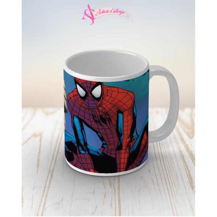 Spiderman mug for spiderman fans