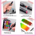 Dual Side Sketch Markers - Alcohol Markers, 12 - 120 Colors Dual Tip Art Markers for Kids Marker Pens for Adult Coloring Painting Supplies Perfect for Painting, Coloring, Sketching and Drawing - Copic Twin Double Head Marker 60 and 80 colour set. 