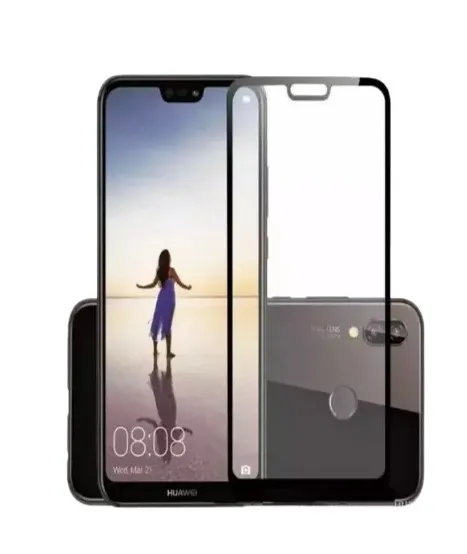 For%20Huawei%20Nova%203E%206D%20Gorilla%20Tempered%20Glass%20Screen%20Protector%20Edge-To-Edge%20-%20Black%20-%20Image%202
