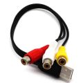 AV Cable-1 x Adapter Cable-Black. 