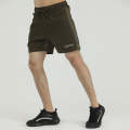 Olive Stretch - Sports Shorts. 