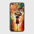 Oppo F3 Plus Cover - SkinLee HQ Infinity Glass Case (Soft) - Girl with Umbrella - SKINLEE-568-1-860-82. 