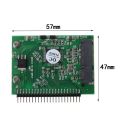 MSATA SSD Hard Disk To 44 Pin IDE Converter Adapter 2.5 Inch IDE HDD For Laptop. 