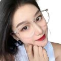 Original Transparent Glasses For Girls - Round White Transparent Lightweight Fashion Glasses For Boys Men. 