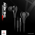 Sigma Stereo Earphones S15 – Hi-Definition Stereo In-Ear Headphones with Inline Remote Control, Premium Stereo Headset, Powerful Bass, Clear Sound, Comfortable fit and Microphone in Black/White. 