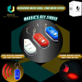 MAXSIZ Mini Whistle Anti Lost Key Finder Wireless Smart Flashing Beeping Remote Lost Keyfinder Locator Keyring With LED Torch. 
