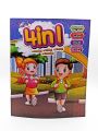 Writing and Coloring Book for Kids 4 in 1, Erasable 4, ABC Alphabets (A to Z), Numbers 123 (1 to 100), Urdu Alphabets, small abc Alphabets (a to z). 