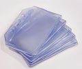 Soft Plastic PVC  ID Card Badge Multiple Card, Access Card Holder Transparent Horizontal Card Holder. 