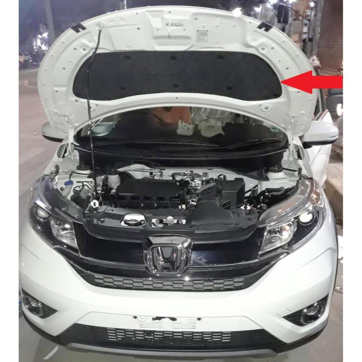 BONNET INSULATOR FOR HONDA BRV AND ALL WITH CLIPS FOR HEAT AND SOUND ...