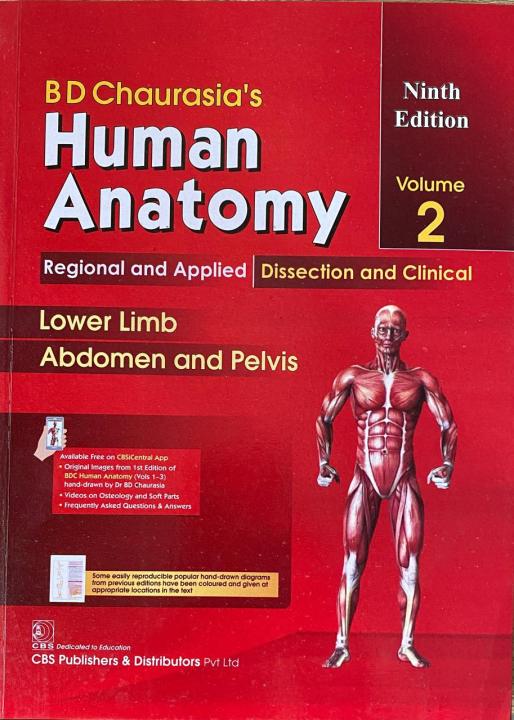 HUMAN ANATOMY LOWER LIMB ABDOMEN AND PELVIS BY BD CHAURASIA VOL 2 (8TH EDITION)