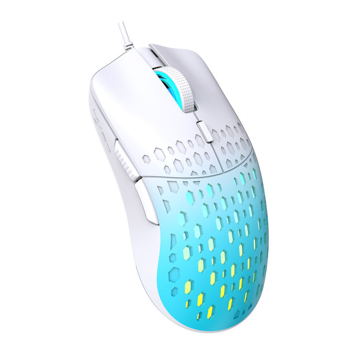 ph Wired Gaming Mouse With 6 Buttons 3600DPI 7 Color Backlight