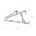 Caliper Tool Tester With Measure Chart for Accurate Skinfold Body Fat Percentage-white. 