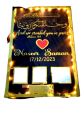 A4 acrylic Nikah thumb impression board with Lights | transparent nikah plaque with lights. |  marriage thumb board. 
