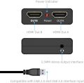 Unstincer USB 3.0 to Dual HDMI Adapter,Compatible with Windows ChromeBook MacBook,Support 3.5mm Jack Stereo Output Expand 2 Different Display Screens (Dual HDMI Adapter). 