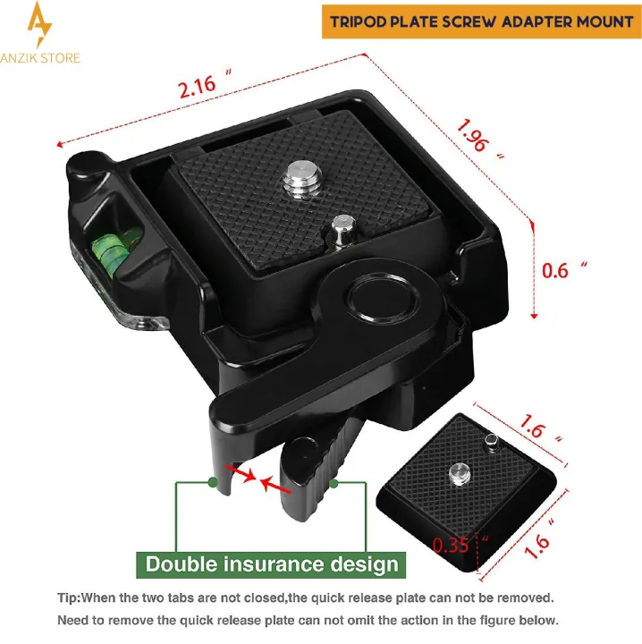 Tripod%20Plate%20Screw%20Adapter%20Mount,%20Plate%20Screw%20Adapter%20Mount%20Head%20for%20DSLR%20SLR%20Digital%20Camera,%20Plate%20Mount%20Tripod%20Clamp%20Accessories%20By%20Anzik%20Store%20-%20Image%203