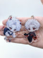 Game Love And Deepspace Qinche Sylus Cosplay COSTUME Acrylic Keychain Key Accessories Pendant. 