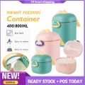 Baby Milk Powder Container Airtight Container Storage Box Feeding Case Box Portable Formula Dispenser with Scoop BPA Free Scraper Spoon Reusable Bekas Susu Bayi Kedap Udara Food Storage. 
