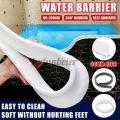 60-200CM Water Barrier Flexible Bathroom Water Stopper Flood Barrier Rubber Dam Silicon Water Blocker. 