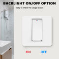 SMATRUL Smart Wifi Water Heater Switch 20A High Power Light Wall Switches EU Electrical App Work for Tuya Alexa Google Home. 