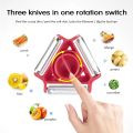 Multi-function Rotary Peeler Grater Peeling Knife for Fruit Carrot 3 in 1 New Arrivals. 