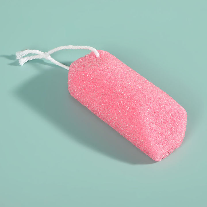 Exfoliate Feet Pedicure Handle PU Pumice Stone Scraper Foot File Dead Hard Rough Dry Skin Scrub Callus Remover Demoo