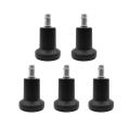 Replacement Chair Glides Sturdy Durable Heavy-Duty Swivel Feet Adjustable Universal Fit Office Chair Parts for Home Office Commercial Use Desk Chairs Floor Safety DIY Repair. 