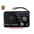 Portable 3 Bands (FM/AM/SW) Rechargeable Radio with USB/TF Music player. 