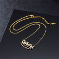 Personalised Name Necklaces Custom Stainless Steel Necklace For Women. 