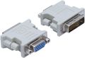 DVI to SVGA Adapter | DVI-I Dual Link (24+5) to VGA Converter (Black) | DVI-I Dual Link (24+1) to VGA Converter (Grey) | High-Definition Signal Transfer | Analog Monitor Compatibility. 
