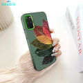 ZeroQiQi for Samsung S20 Plus Back Cover Leaf Specimen Creative Contrast Color Hard Phone Case for Boy Girl. 