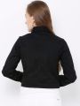 HOME SHOPPING 5   Kraus Jeans Women Black Solid Denim Jacket. 