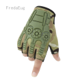 【Top mobile】Popcorn Outdoor Sports Cycling Special Forces Military Fighting Tactics Half Finger Live Props. 