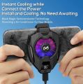 MEMO DL05 Phone Radiator Phone Cooling Fan Case Cold Wind Handle Fan for PUBG Phone Cooler Phone Cooling Fan Case. 