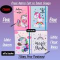 Cute Unicorn Notebook Diary Book For Kids Girls Unicorn Diary Alita Books. 