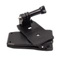 Action Camera Clip For GoPro Hero 8 7 6 5 4 Mount 360 Degree Rotary Clip Backpack Mount For Gopro Accessories. 
