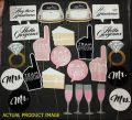 Pack of 24  BRIDAL SHOWER Photo Prop - Wedding PhotoProps (Team Bride & Groom Prop). 