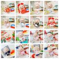 Clothes only] Labubu doll clothes 17cm heartbeat macaron enamel face Rabu baby clothes change for replacement. 