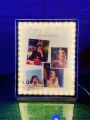 Customizable Magic Mirror Photo Frame with LED Lights | 2 in 1 Mirror and Photo Display Birthday | Anniversary | Boyfriend| Fiance | Best Friend| Brother Sister Gift | 3D Effect Frame with Lights | Couple Gift. 