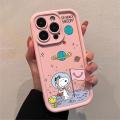 【Ready stock+COD】 Snoopy Landing On the Moon Phone Case Suitable For iPhone 16 15 14 13 12 11 Pro Max 6 6s 7 8 14 15 16 Plus X Xr Xs Max SE2020 2022 TPU Cover. 