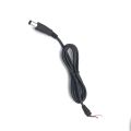 Laptop Charger Cable - 2 Pin DC Jack Connector with 7.4x5.0mm Plug - 1.2M DC Power Adapter 2 Core Cable Cord - Compatible with hp Laptops - Sleek Black Design. 