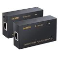 HDMI Range Extender HDMI to RJ45 Network Cable Extender Converter 1080p up to 60m Extender for HDTV PS4 STB 4K 2K. 