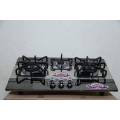 Mehran 3 burner - table top gas cooker gas stove - For home use-FANCY BURNER -HEAVY GRILL. 